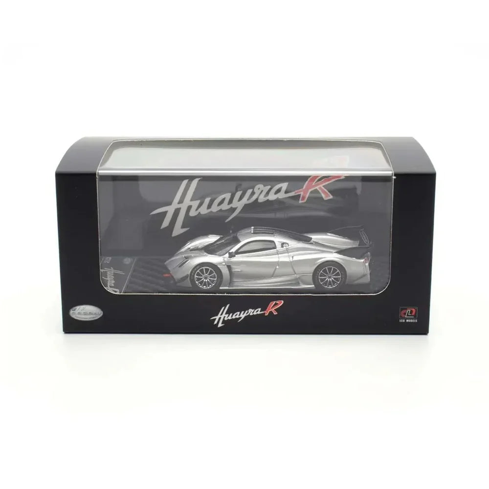 LCD Models - Pagani Huayra R - Silver - 1:64 Scale - Torque Tribe
