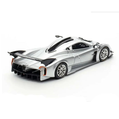 LCD Models - Pagani Huayra R - Silver - 1:64 Scale - Torque Tribe