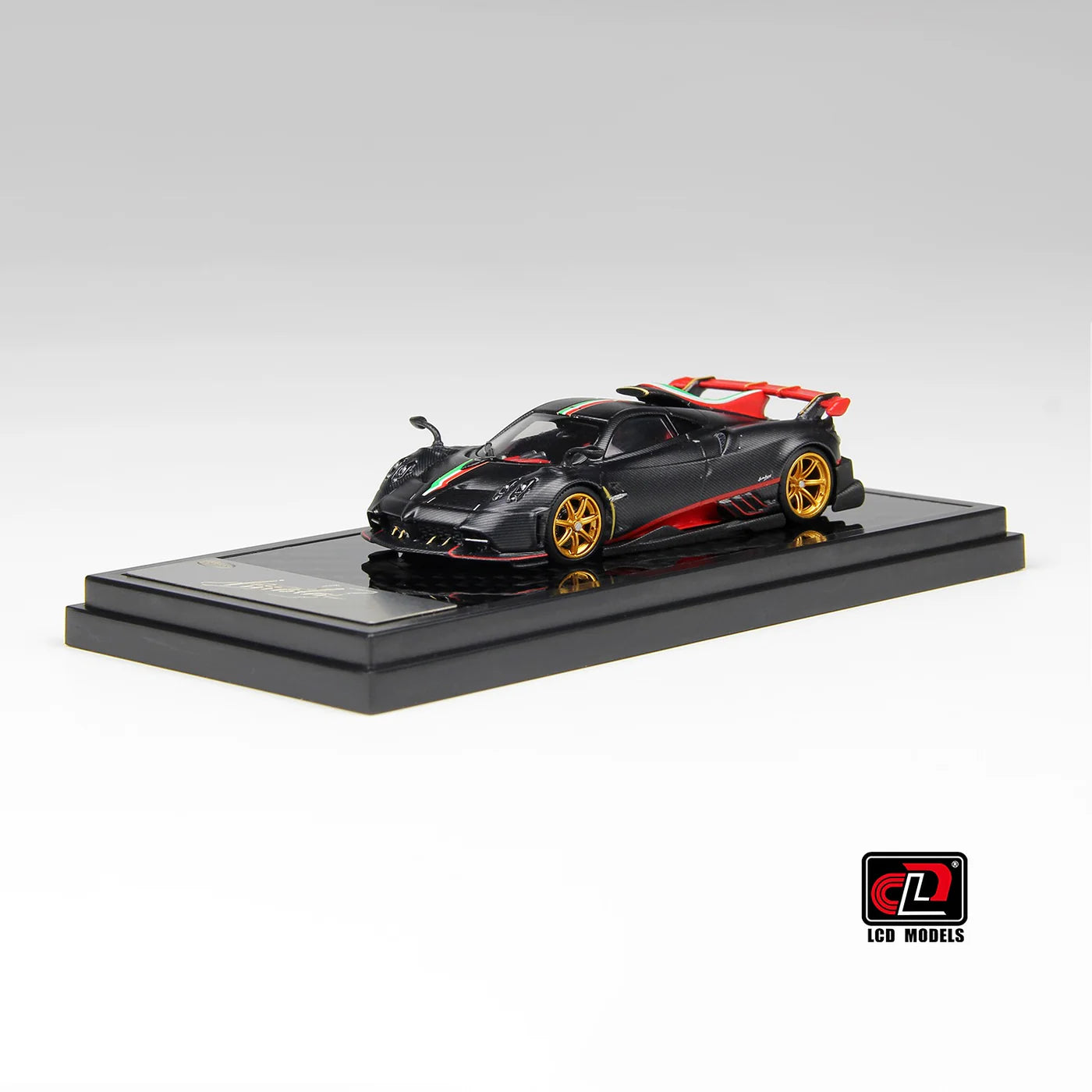 LCD Models - Pagani Imola Coupe - Matte Black - 1:64 Scale - Torque Tribe