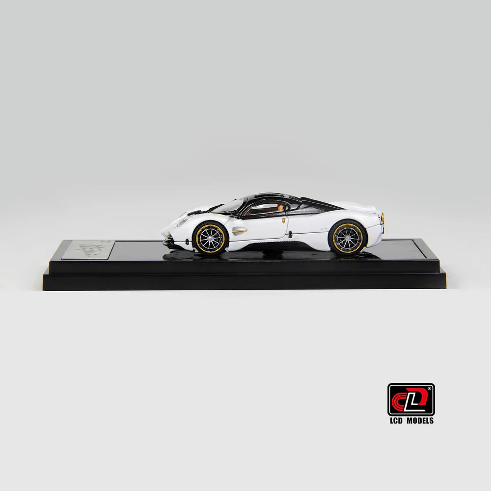 LCD Models - Pagani Utopia Coupe - Black&White - 1:64 Scale - Torque Tribe