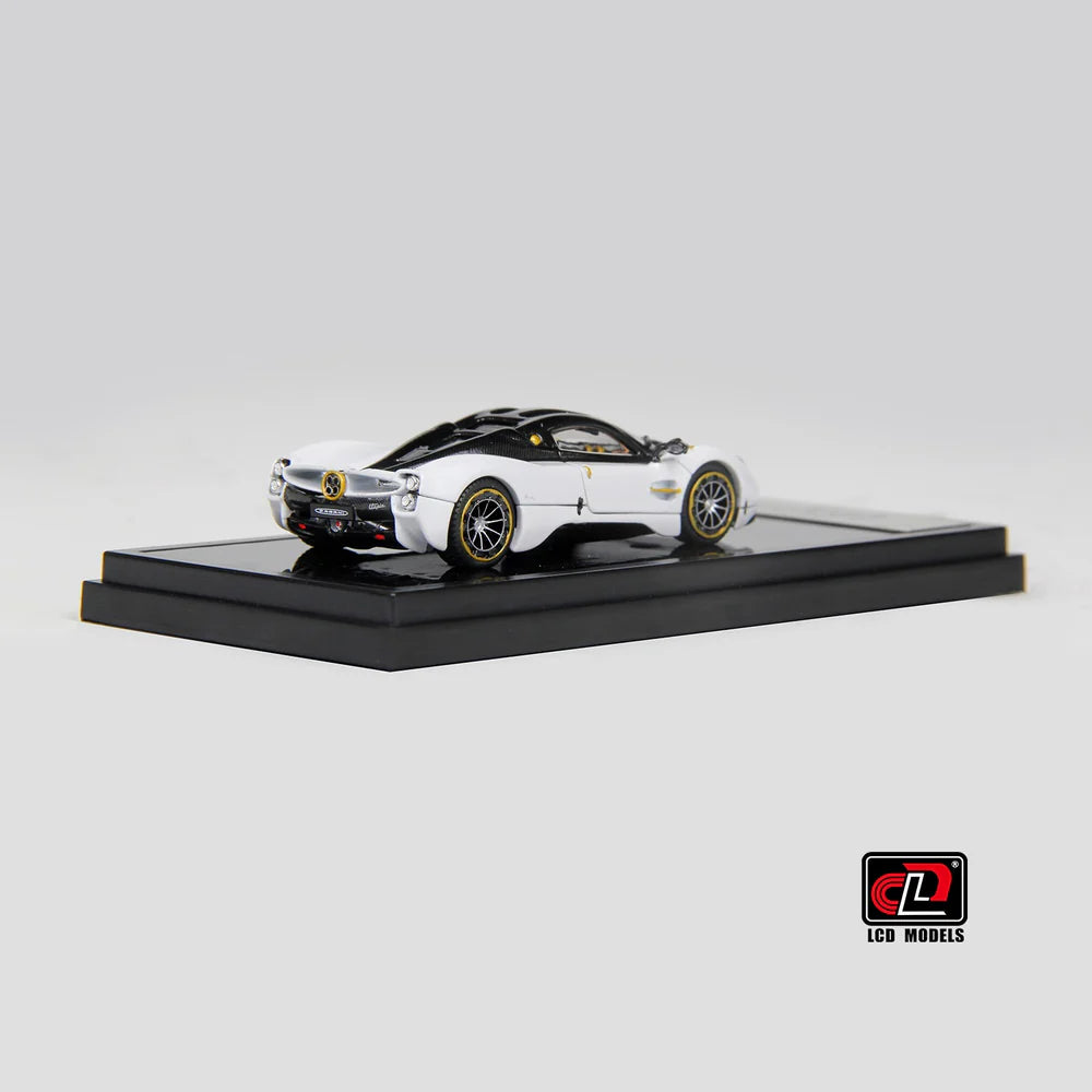 LCD Models - Pagani Utopia Coupe - Black&White - 1:64 Scale - Torque Tribe