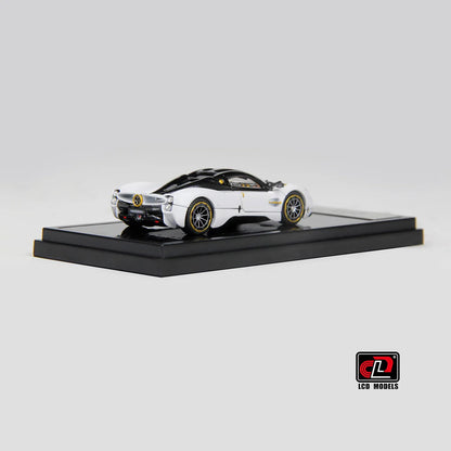 LCD Models - Pagani Utopia Coupe - Black&White - 1:64 Scale - Torque Tribe
