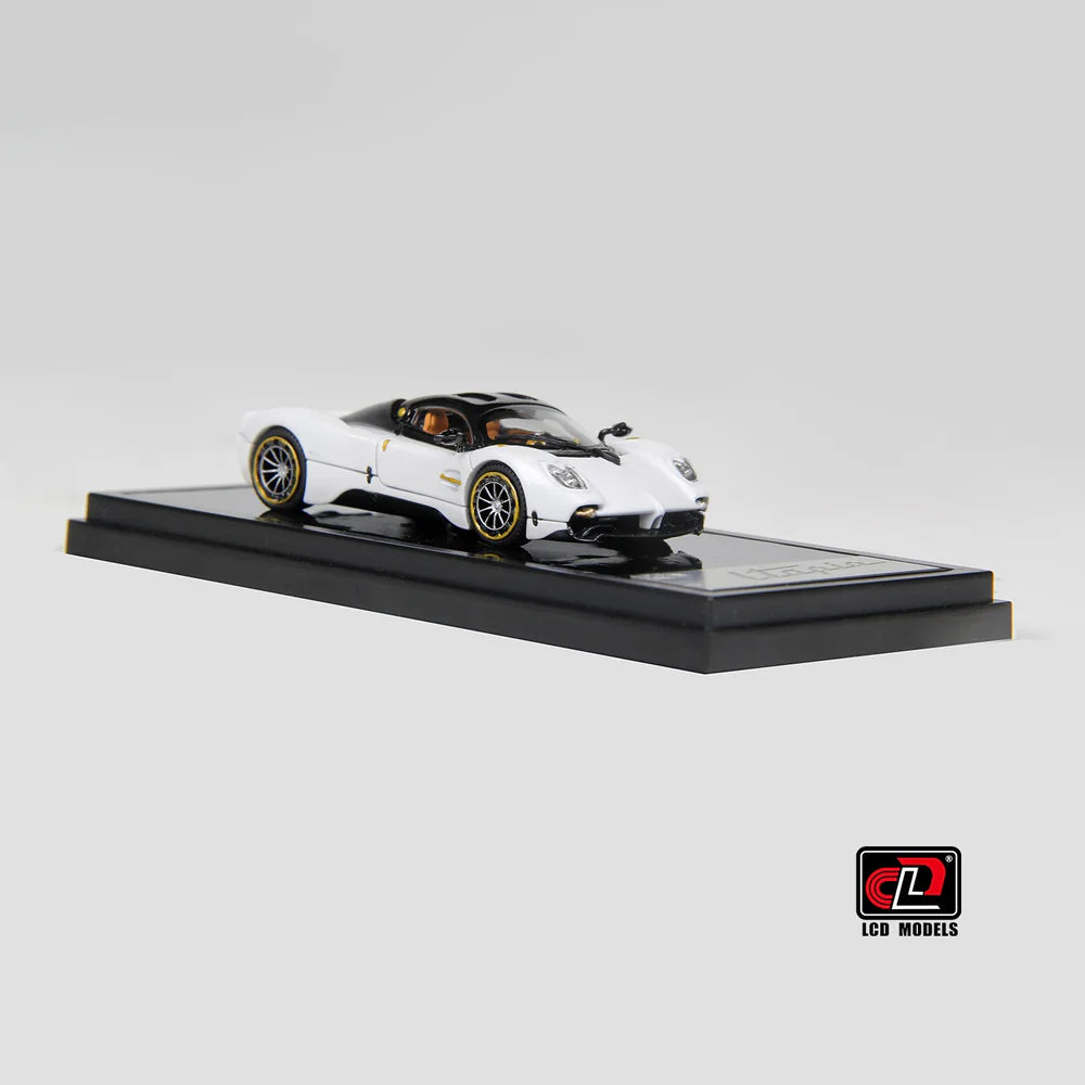 LCD Models - Pagani Utopia Coupe - Black&White - 1:64 Scale - Torque Tribe