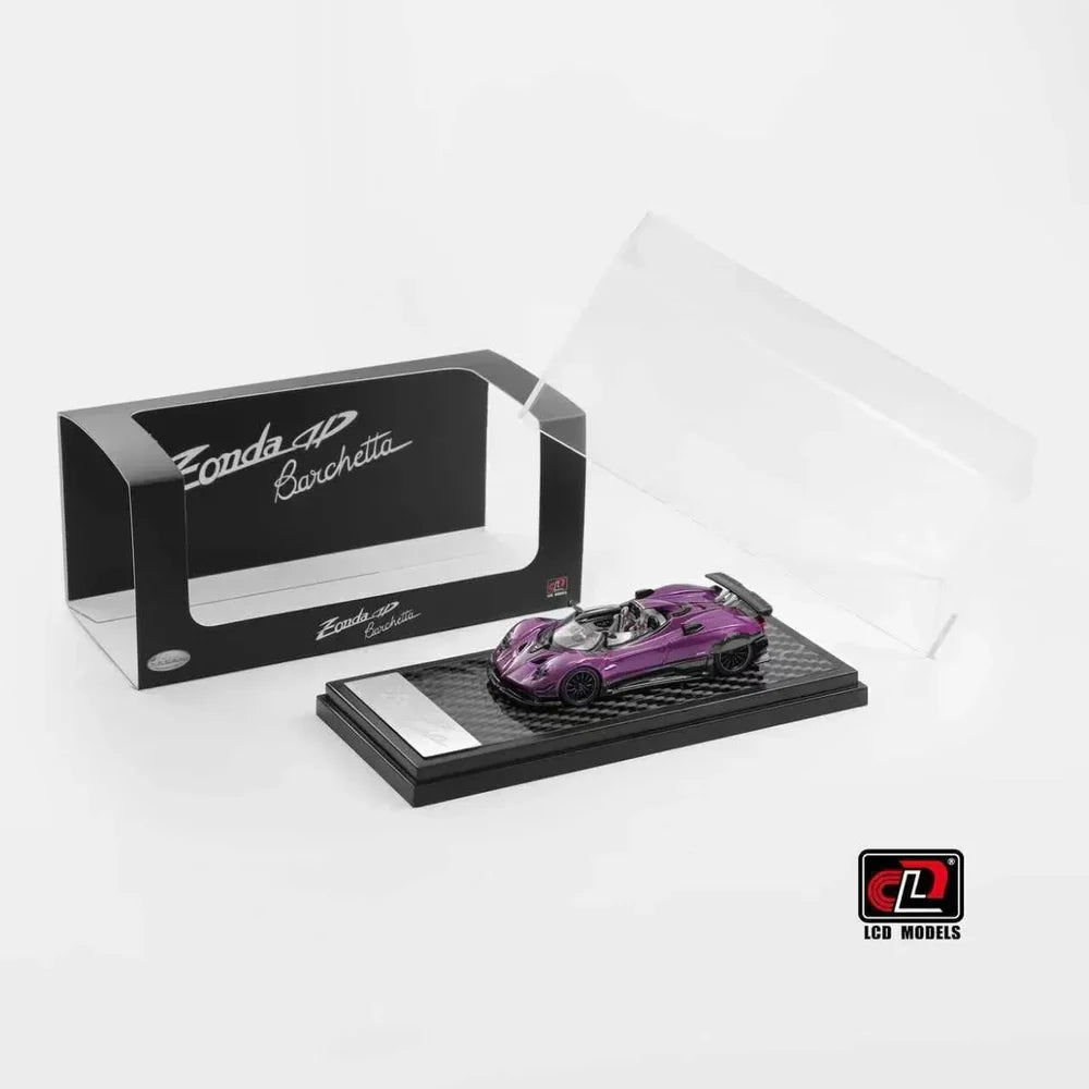 LCD Models - Pagani Zonda HP - Carbon Purple - 1:64 Scale - Torque Tribe