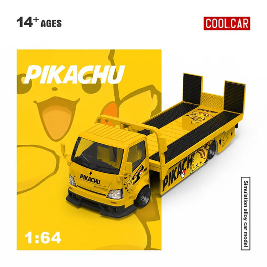 Cool Car - Pikachu Painted - H300 Flatbed Transport Trailer - PRE ORDER - Torque Tribe