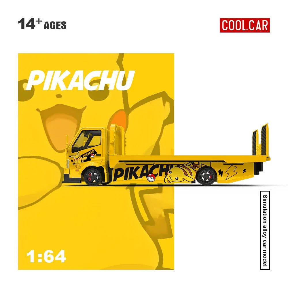Cool Car - Pikachu Painted - H300 Flatbed Transport Trailer - PRE ORDER