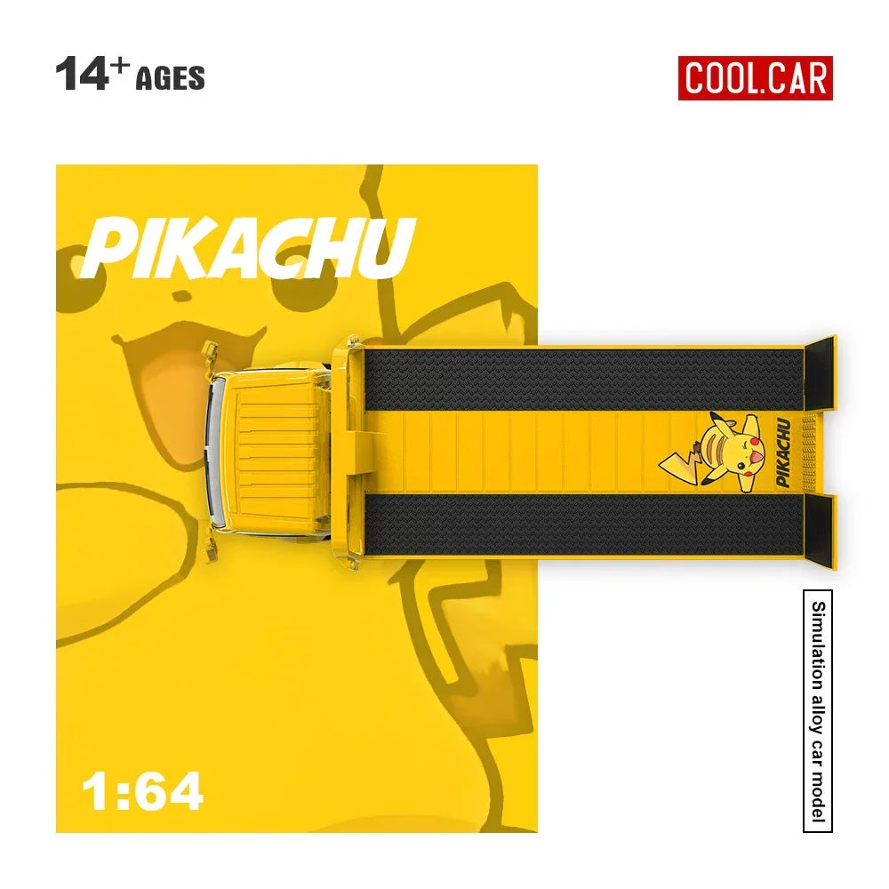 Cool Car - Pikachu Painted - H300 Flatbed Transport Trailer - PRE ORDER