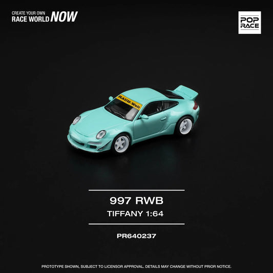 Pop Race - 997 RWB TIFFANY - 1:64 - Diecast Model - Torque Tribe