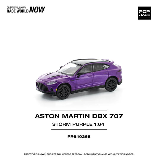 Pop Race - Aston Martin DBX 707 - Purlpe - 1:64 - Diecast Model - Torque Tribe