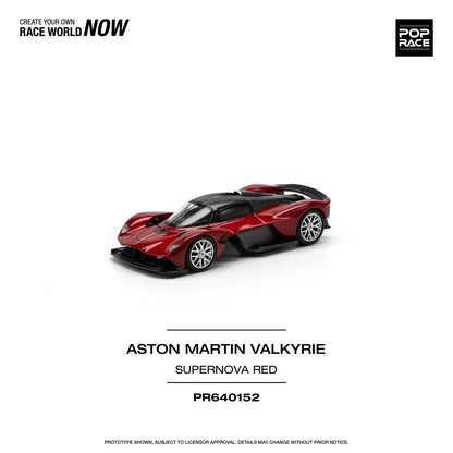 Pop Race - Aston Martin Valkyrie - Red - 1:64 - Diecast Model - Torque Tribe
