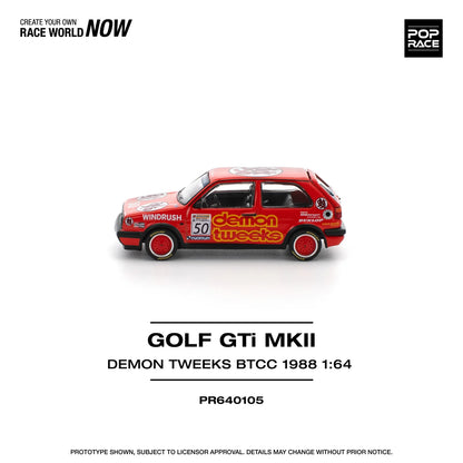 Pop Race - Golf GTI MKII Tweeks BTCC 1988 - 1:64 - Diecast Model - Torque Tribe