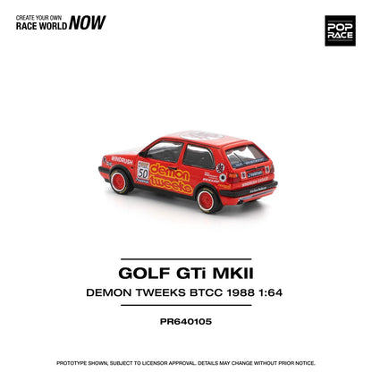 Pop Race - Golf GTI MKII Tweeks BTCC 1988 - 1:64 - Diecast Model - Torque Tribe
