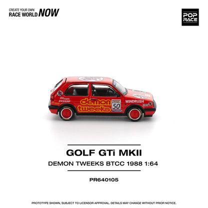 Pop Race - Golf GTI MKII Tweeks BTCC 1988 - 1:64 - Diecast Model - Torque Tribe
