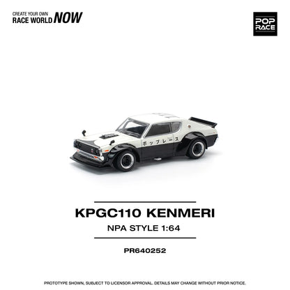 Pop Race - KPGC110 Kenemeri NPA Style - 1:64 - Diecast Model - Torque Tribe