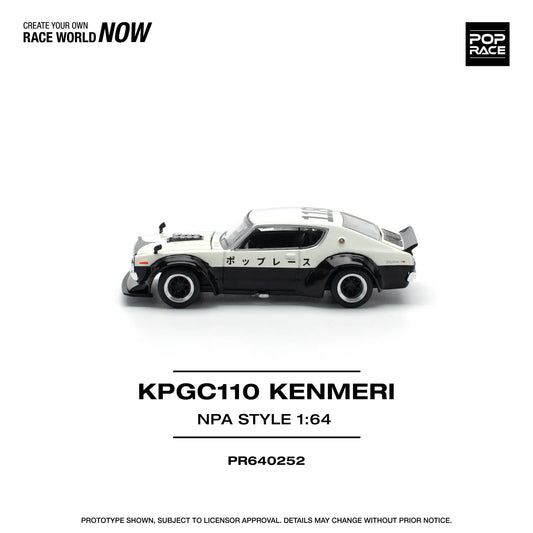 Pop Race - KPGC110 Kenemeri NPA Style - 1:64 - Diecast Model - Torque Tribe