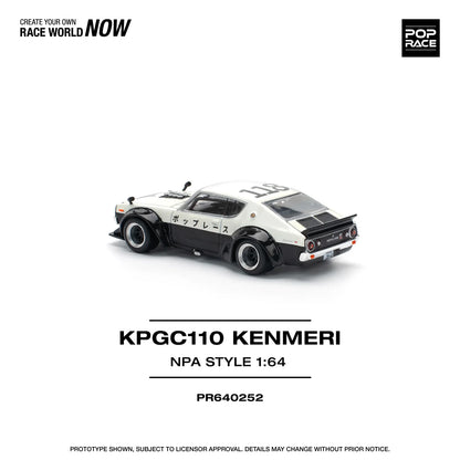 Pop Race - KPGC110 Kenemeri NPA Style - 1:64 - Diecast Model - Torque Tribe