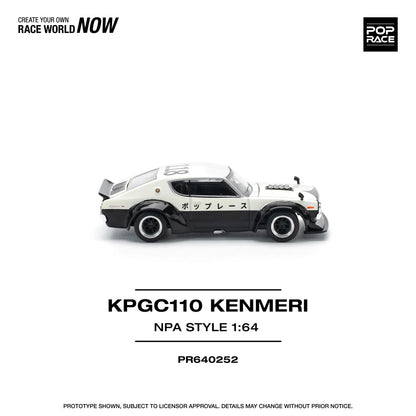 Pop Race - KPGC110 Kenemeri NPA Style - 1:64 - Diecast Model - Torque Tribe