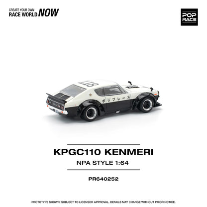 Pop Race - KPGC110 Kenemeri NPA Style - 1:64 - Diecast Model - Torque Tribe