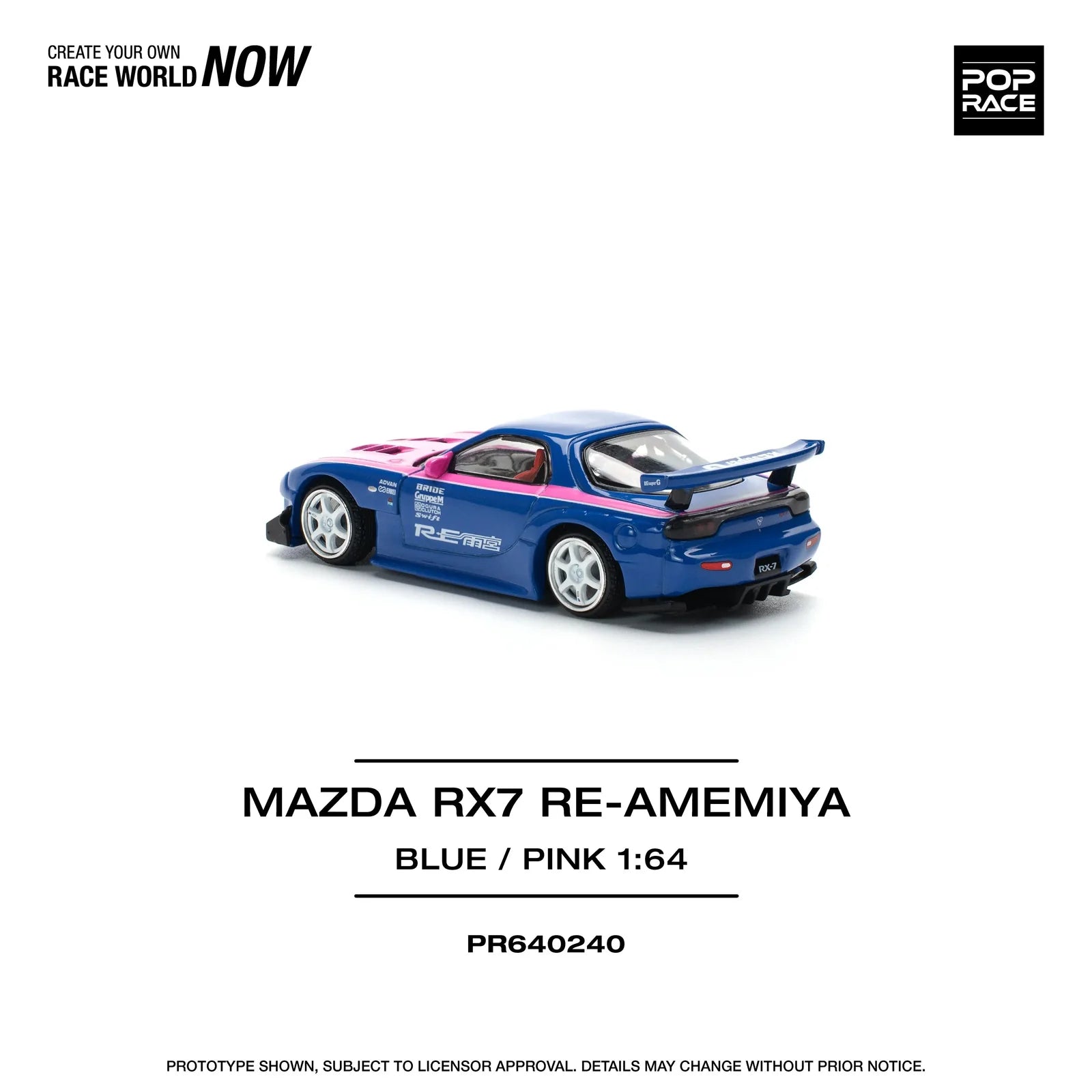 Pop Race - Mazda EX7 RE-AMEMIYA - 1:64 - Diecast Model - Torque Tribe