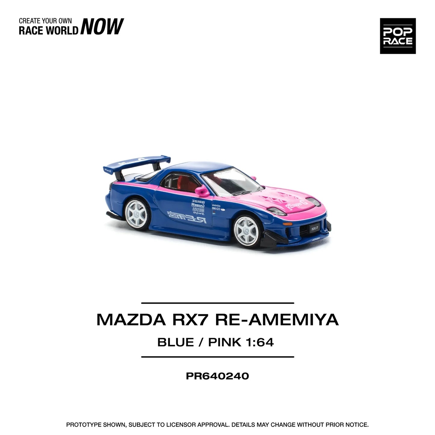 Pop Race - Mazda EX7 RE-AMEMIYA - 1:64 - Diecast Model - Torque Tribe