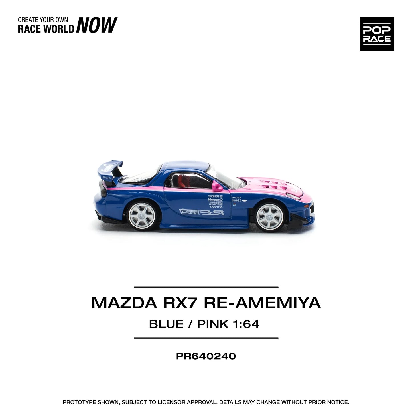 Pop Race - Mazda EX7 RE-AMEMIYA - 1:64 - Diecast Model - Torque Tribe