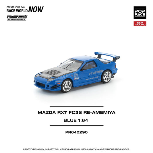 Pop Race - Mazda RX7 FC3S Re-Amemiya - 1:64 - Diecast Model - Torque Tribe