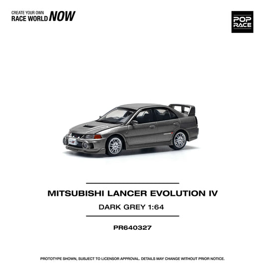 Pop Race - Mitsubishi Lancer Evolution IV - 1:64 - Diecast Model - Torque Tribe