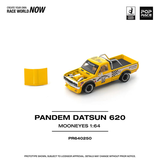 Pop Race - Pandem Datsun 620 Mooneyes - 1:64 - Diecast Model - Torque Tribe