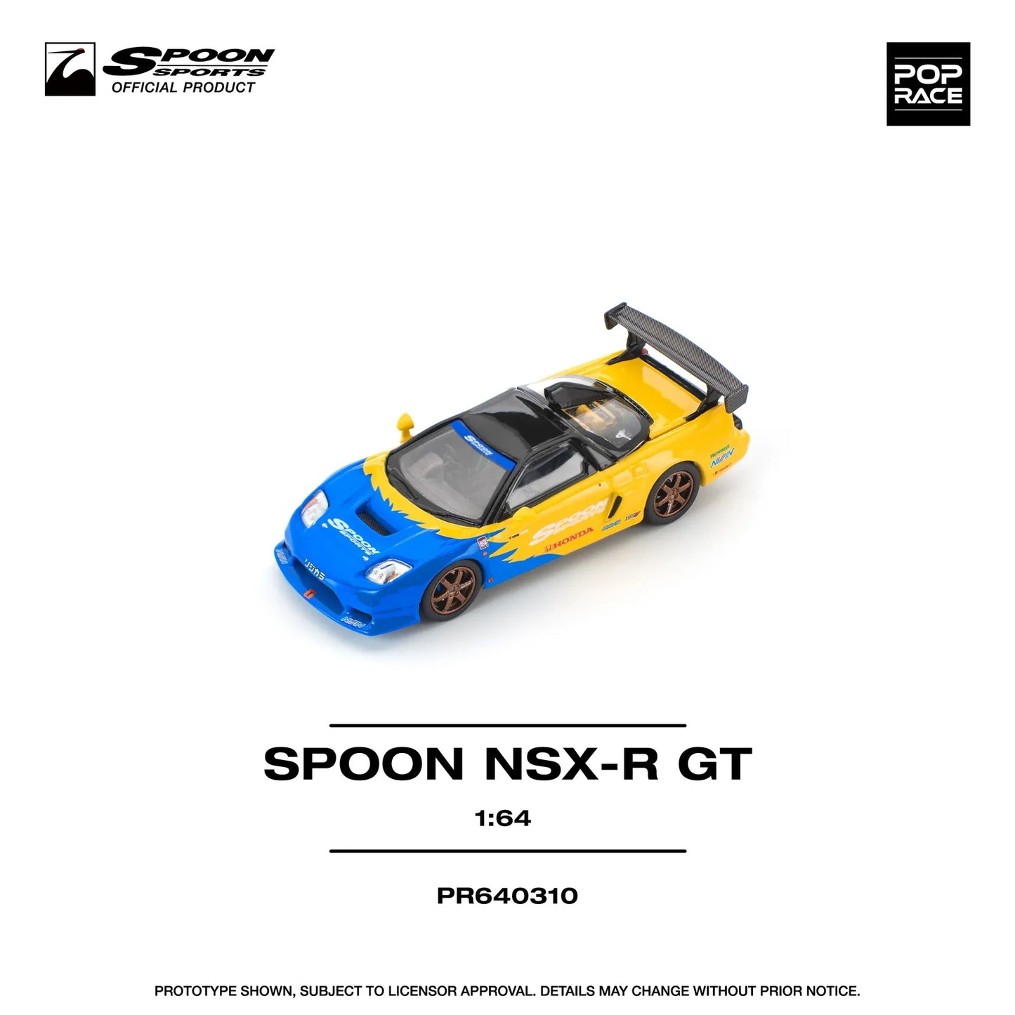 Pop Race - Spoon NSX-R GT - 1:64 - Diecast Model - Torque Tribe