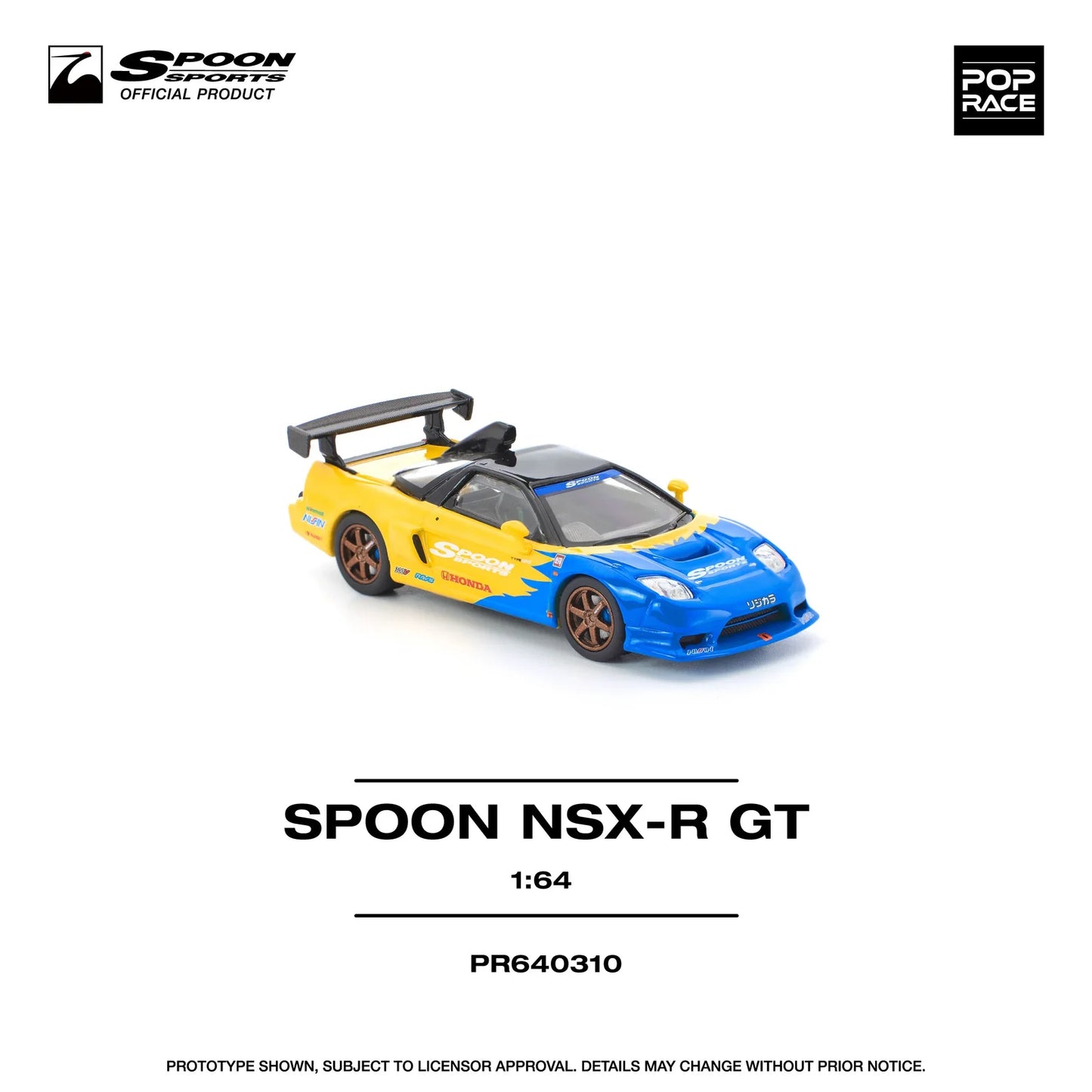 Pop Race - Spoon NSX-R GT - 1:64 - Diecast Model - Torque Tribe