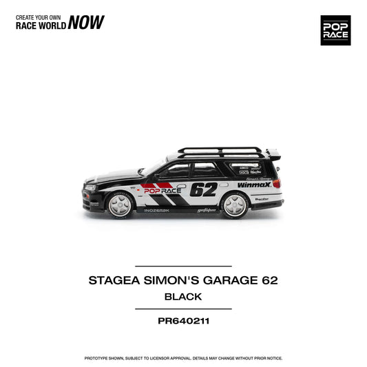 Pop Race - Stagea Simon's Garage 62 - 1:64 - Diecast Model - Torque Tribe