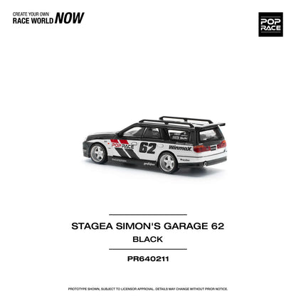 Pop Race - Stagea Simon's Garage 62 - 1:64 - Diecast Model - Torque Tribe