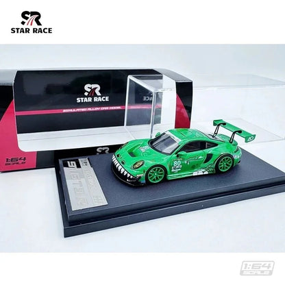Star Race - Porsche 911 GT3 R #80 - Green - 1:64 Scale Model