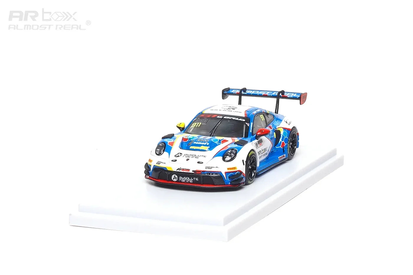 Almost Real - AR Box - Porsche 911 GT3 R 2026 GT World Challenge Asia Sepang #911 Presentation Car - 1:64 Scale Model
