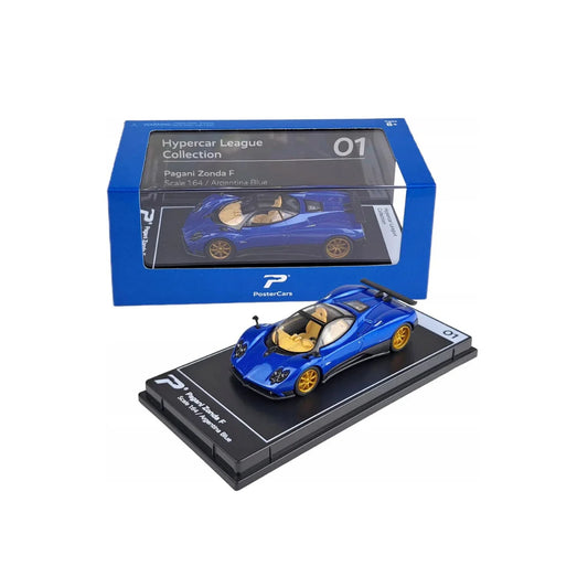 Pagani Zonda F - Blue - Postercars - Torque Tribe