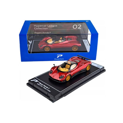 Pagani Zonda F - Red - Postercars - Torque Tribe
