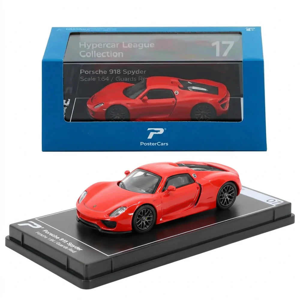 Porsche 918 Spyder - Red - Postercars - Torque Tribe