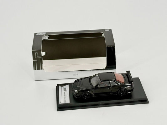 Nissan Skyline GT-R R34 Z-Tune – Black | Shadow by GCD 1:64 Diecast Model - Torque Tribe
