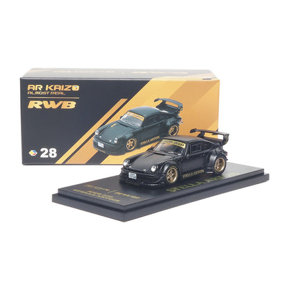 Almost Real - AR Box - RWB 930 Stella Artois Black - 1:64 Scale Diecast Model Car