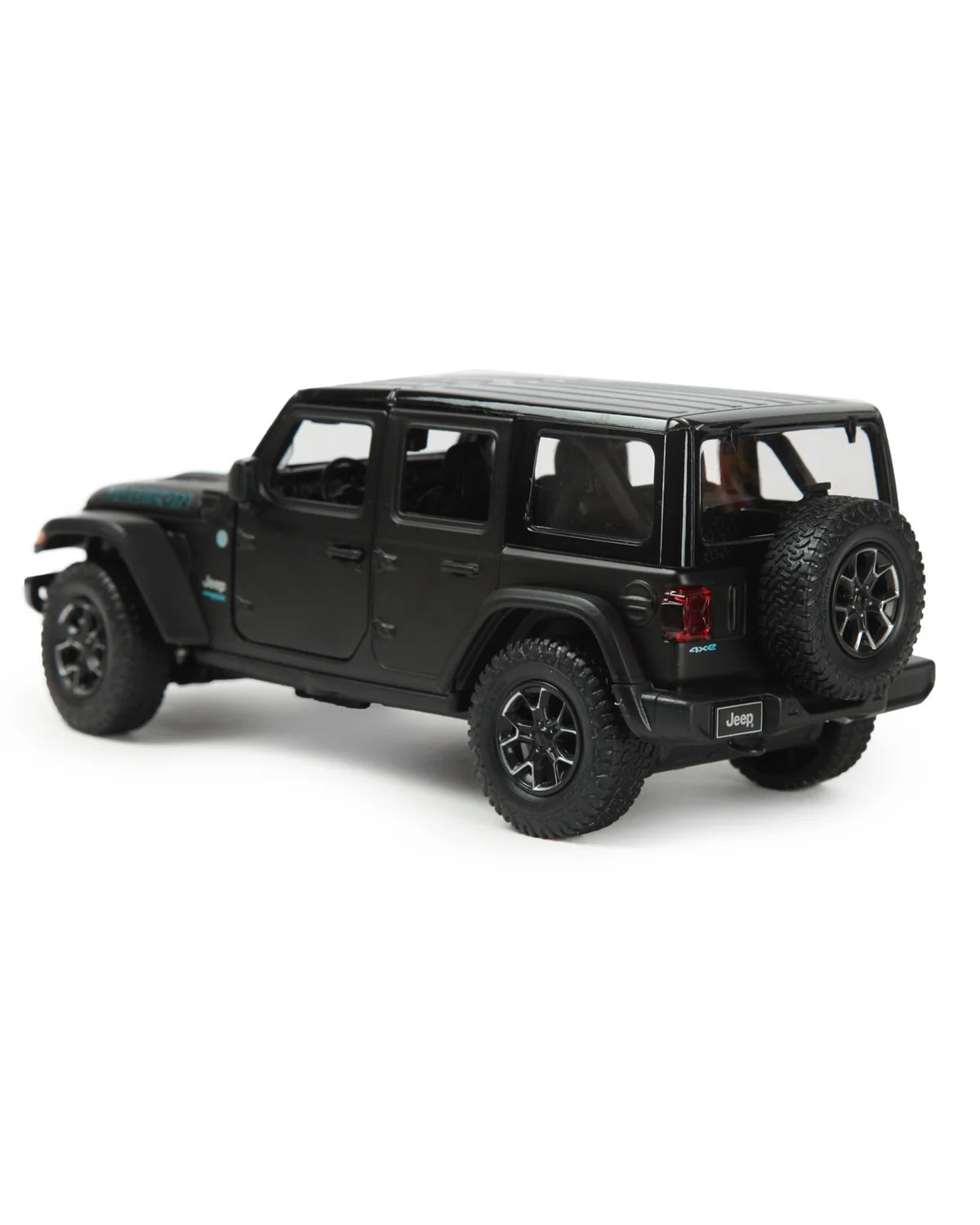 1:24 Jeep Wrangler Rubicon 4xe - Black - Rastar - Torque Tribe