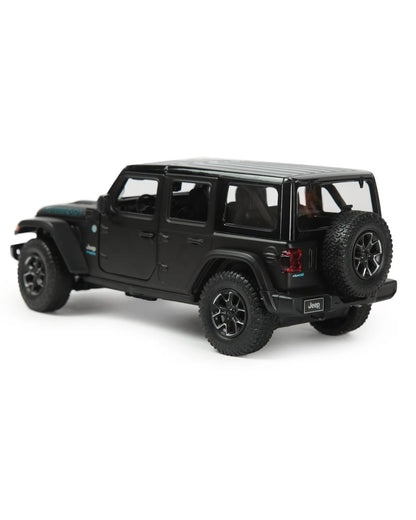1:24 Jeep Wrangler Rubicon 4xe - Black - Rastar - Torque Tribe