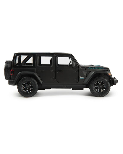 1:24 Jeep Wrangler Rubicon 4xe - Black - Rastar - Torque Tribe