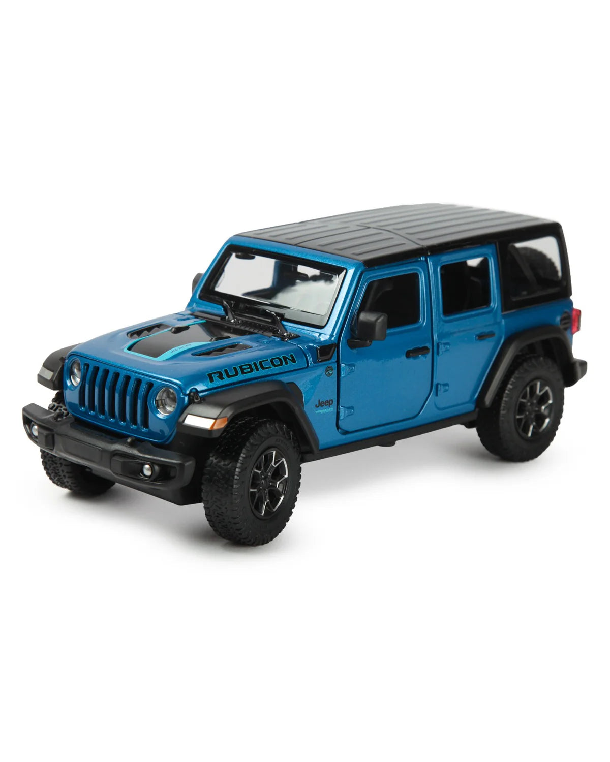 1:24 Jeep Wrangler Rubicon 4xe - Blue - Rastar - Torque Tribe