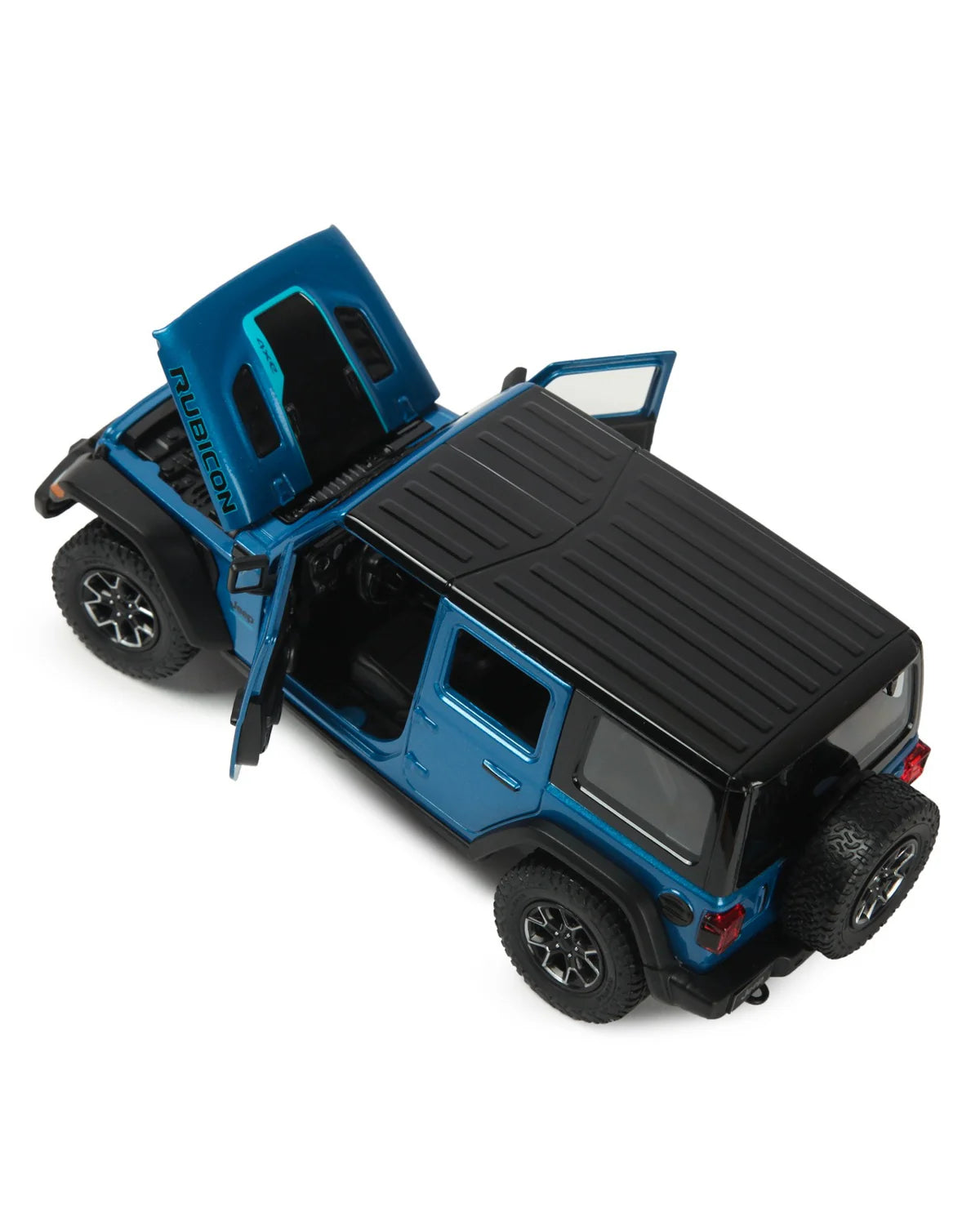1:24 Jeep Wrangler Rubicon 4xe - Blue - Rastar - Torque Tribe