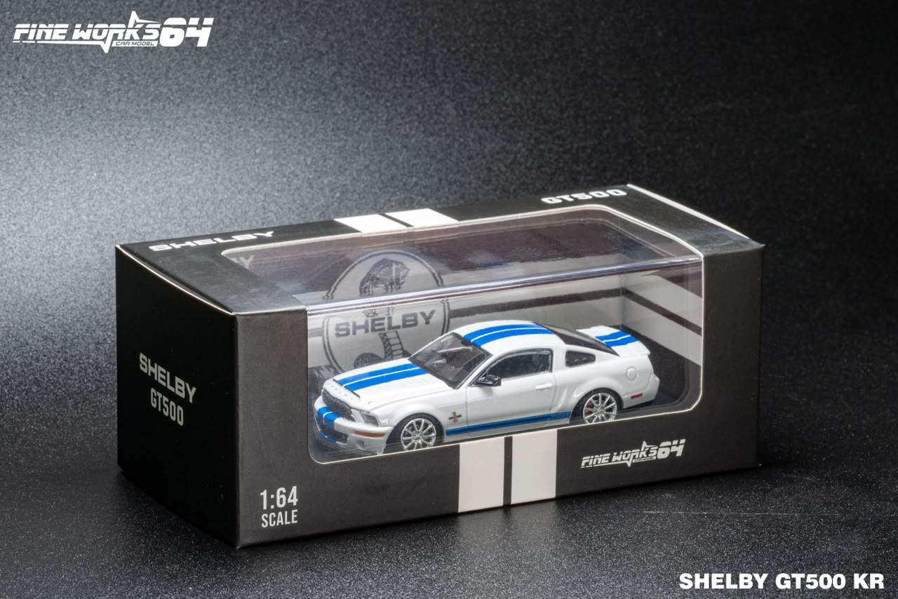 Fine Works64 - Shelby GT500 - White - 1:64 Scale Model - PRE ORDER
