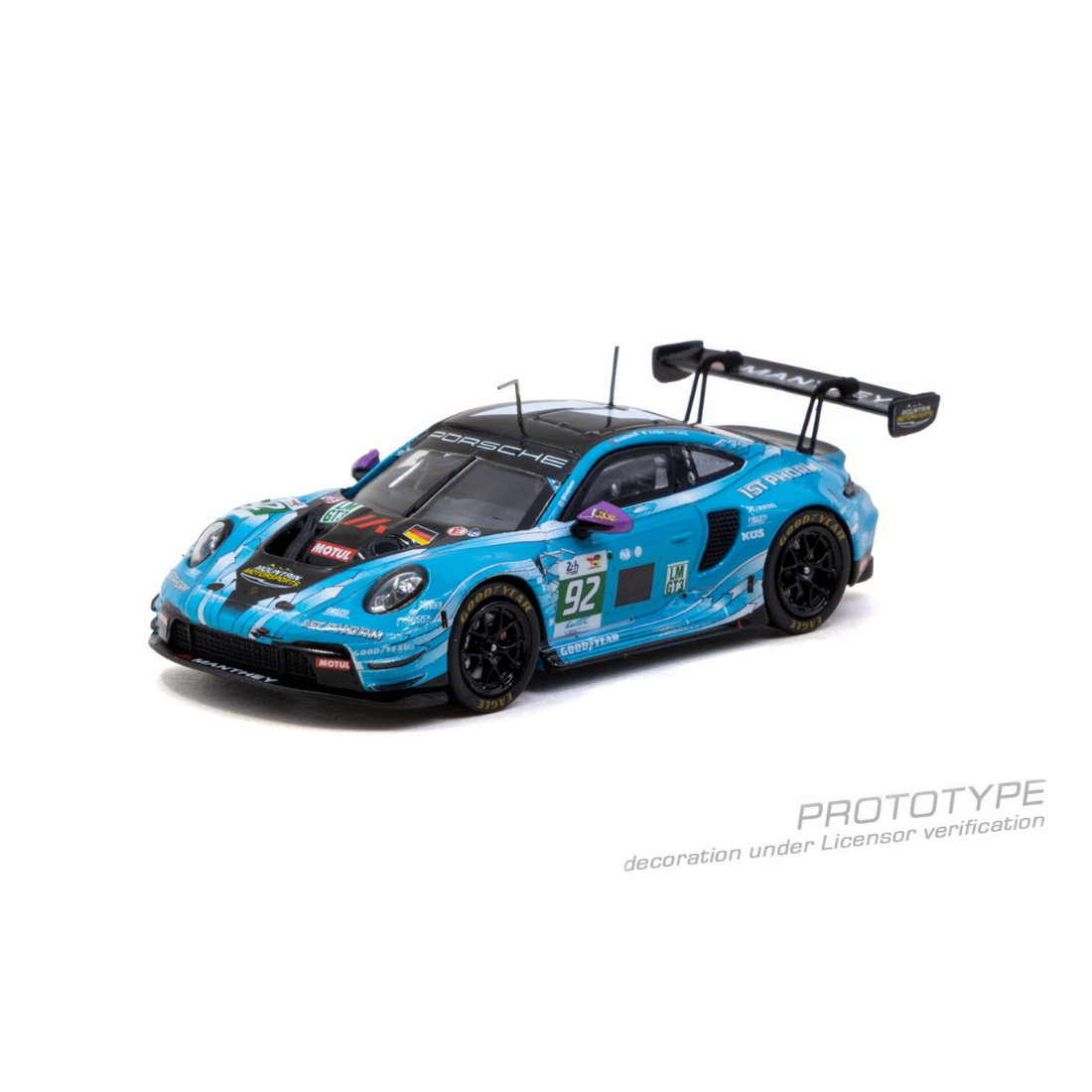 Tarmac Works Porsche 911 GT3 R 24h of Le Mans 2025 LMGT3 Winner 1:64 - view 2