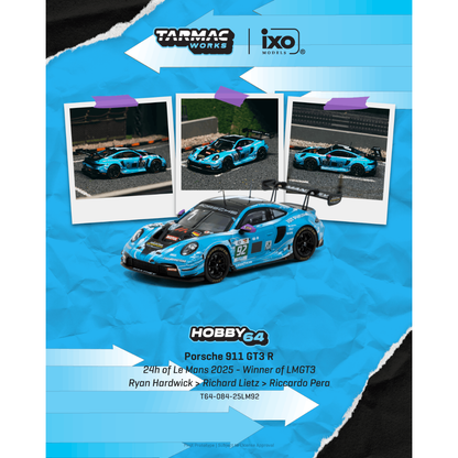 Tarmac Works Porsche 911 GT3 R 24h of Le Mans 2025 LMGT3 Winner 1:64 - view 1