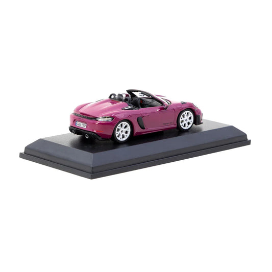 Tarmac Works Porsche 718 Spyder RS Ruby Star Neo Collab64 1:64 Pink - view 2