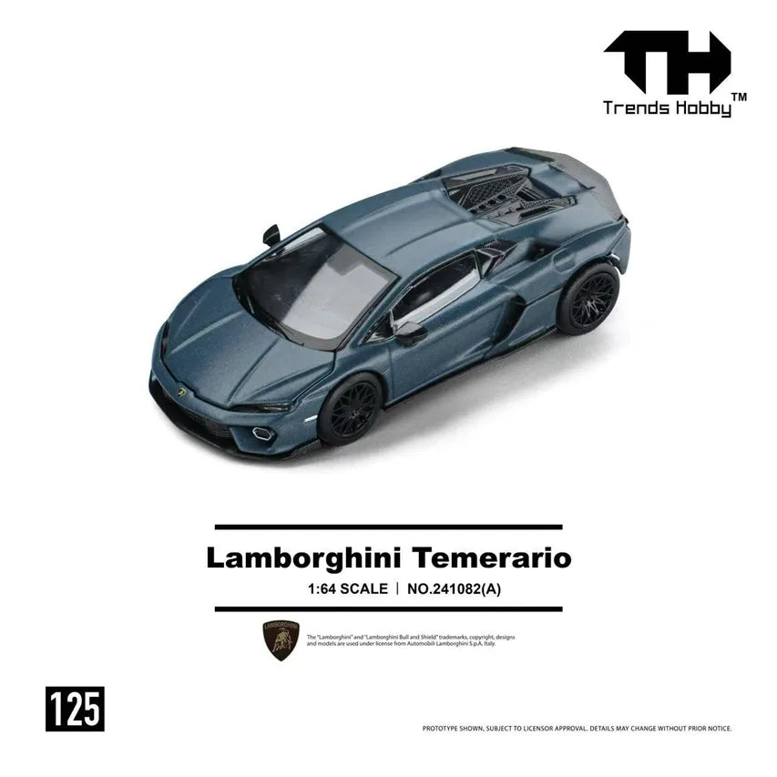 Trends Hobby - Lamborghini Temerario - Bluish Grey - PRE ORDER - Torque Tribe