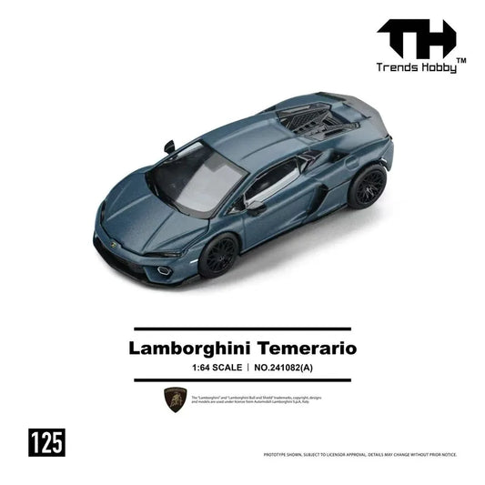 Trends Hobby - Lamborghini Temerario - Bluish Grey - PRE ORDER - Torque Tribe